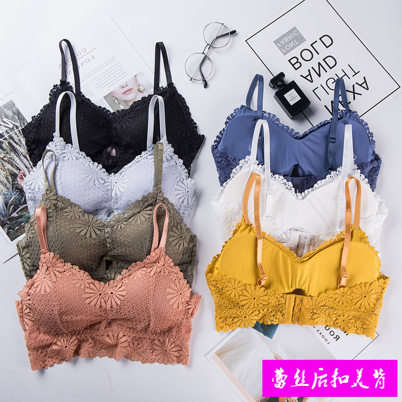 Lencería de encaje 3D para muj - Bralette Triangle Set reseña y precio