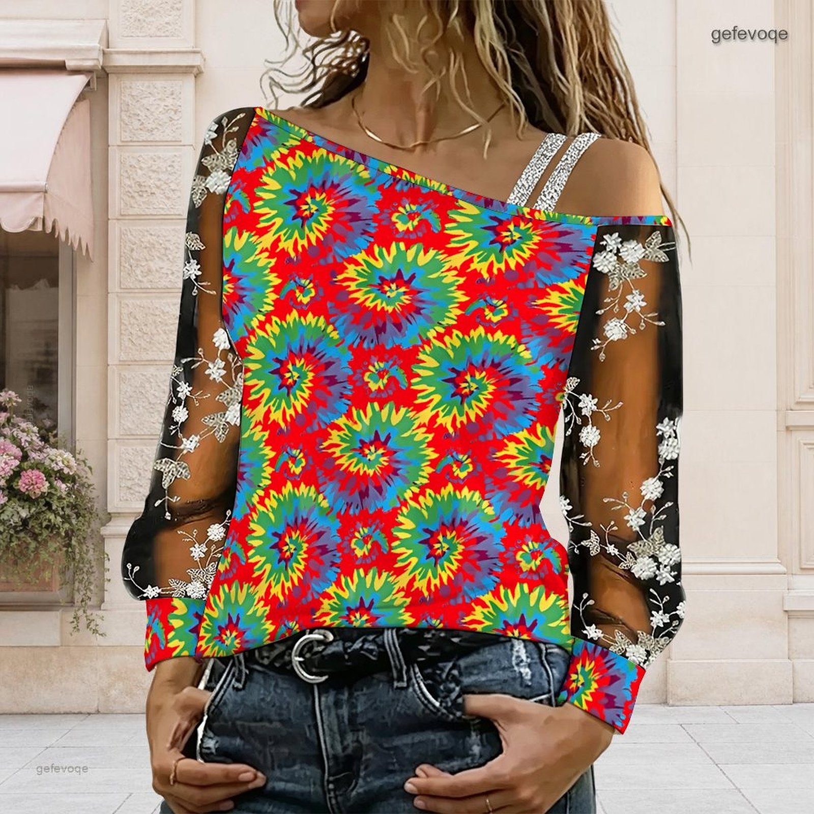 Blusa de Mujer con Hombros Des - Blouse Off Shoulder reseña y precio